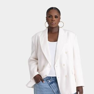 NWT kbb by Kahlana Cream Blazer